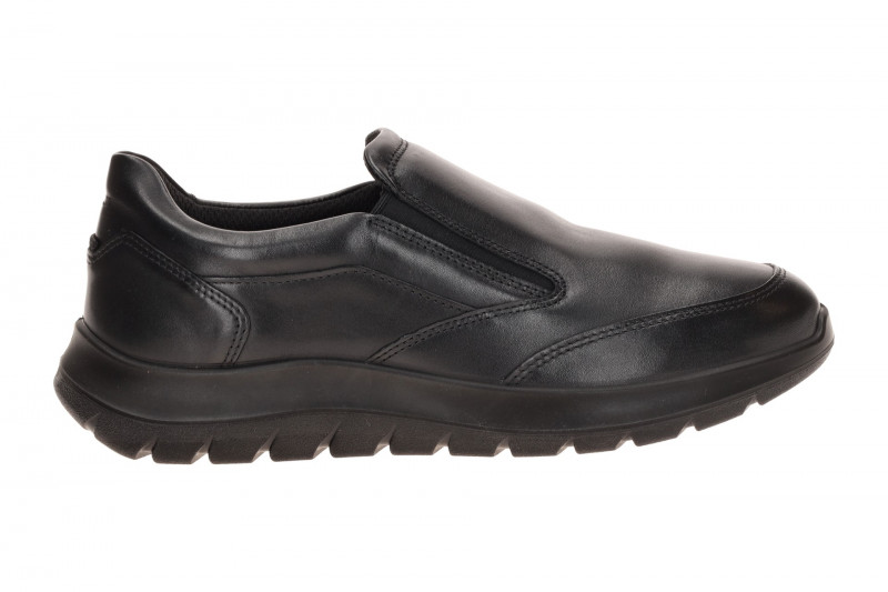 Ecco City Stride Slipper Schuhe schwarz Glattleder 571824
