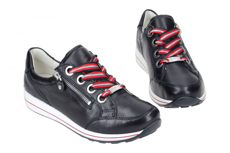 ARA Osaka Schuhe Sneaker blau rot 12-34587
