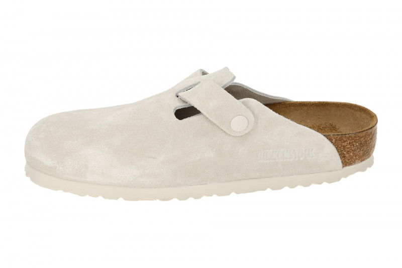 Birkenstock Boston Clogs Pantolette antik weiß Normal-Weit UNISEX 1024731