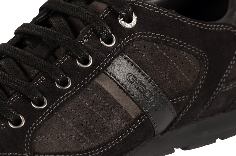 Geox Marshall Schuhe grau schwarz U24X1B