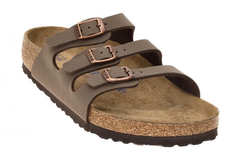 Birkenstock Florida Pantolette braun Normal-Weit 53881