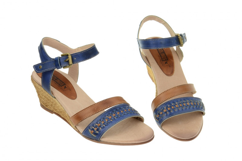 Pikolinos Keil Sandalette - Cullera nautic blau - 976-8111