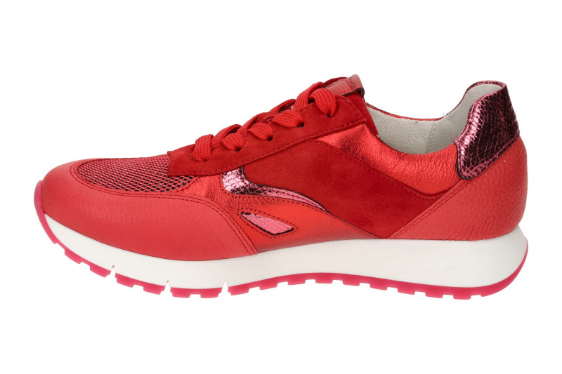 Gabor comfort Sneaker Schuhe rot Material-Mix 62.488.68