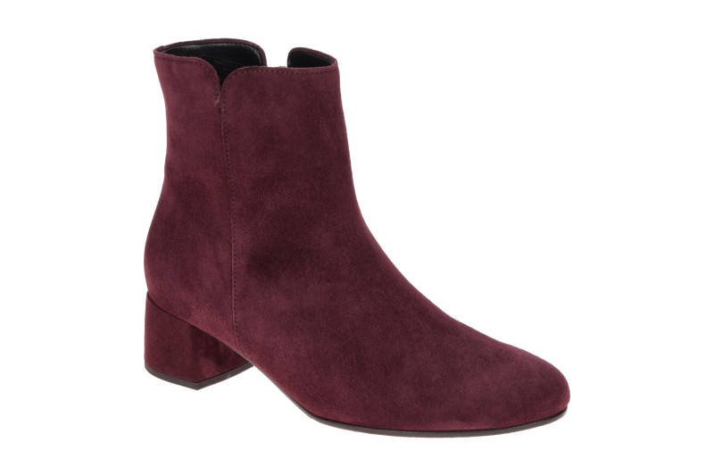 Gabor Stiefelette Ankle Boot rot berry Samt 8036.01.005