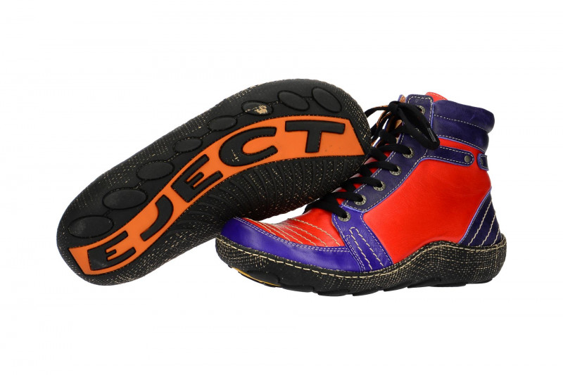 Eject Good Damen Stiefelette rot lila 18595
