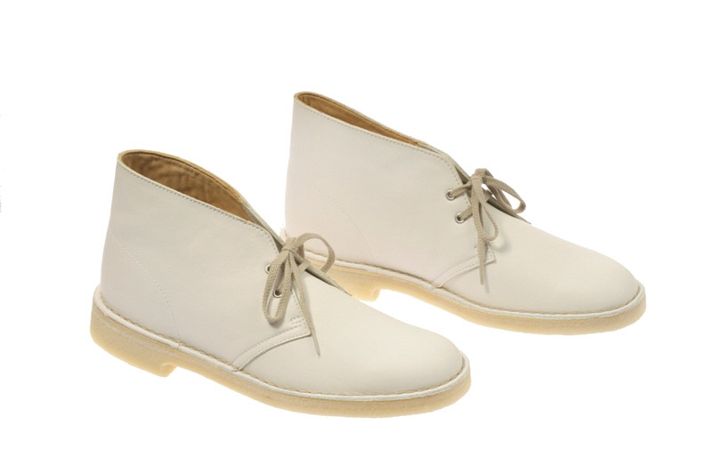 Clarks Desert Boots Schuhe in weiß 20324904