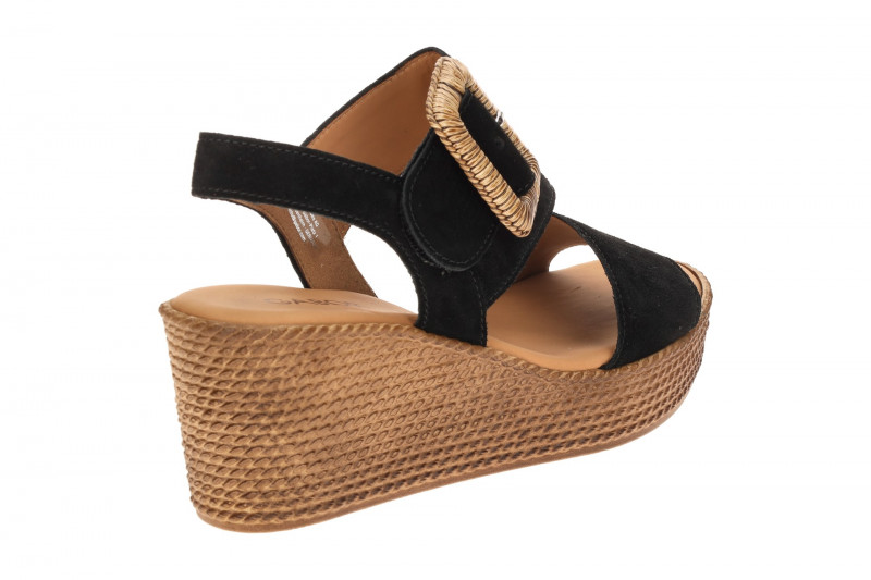 Gabor Wedges Keil Sandale schwarz 84.771.17