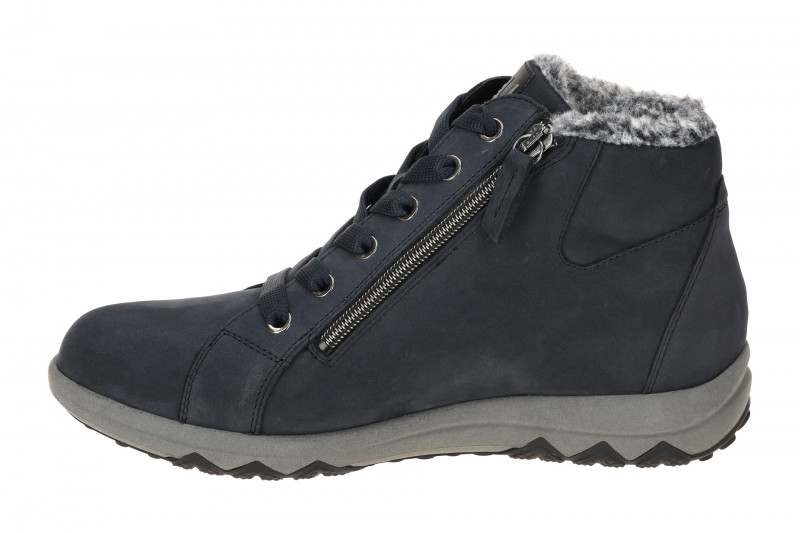 Waldläufer Teresa Winter Stiefelette blau H-Weite Waterproof 961971