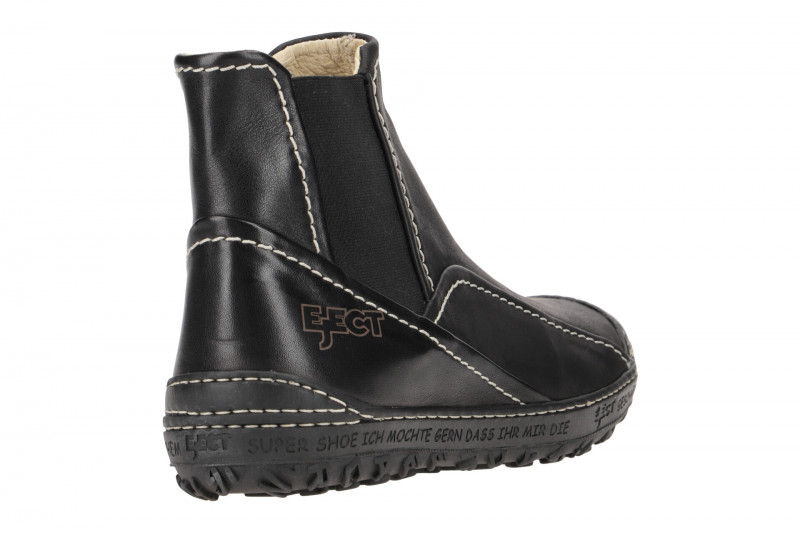 Eject Dass Stiefelette schwarz matt 20756