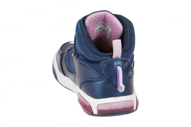 Geox Inek Einhorn Mädchen Schuhe blau Blinker
