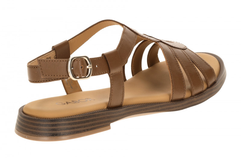Gabor Sandale braun cognac Nappa unendlich 85.500.28