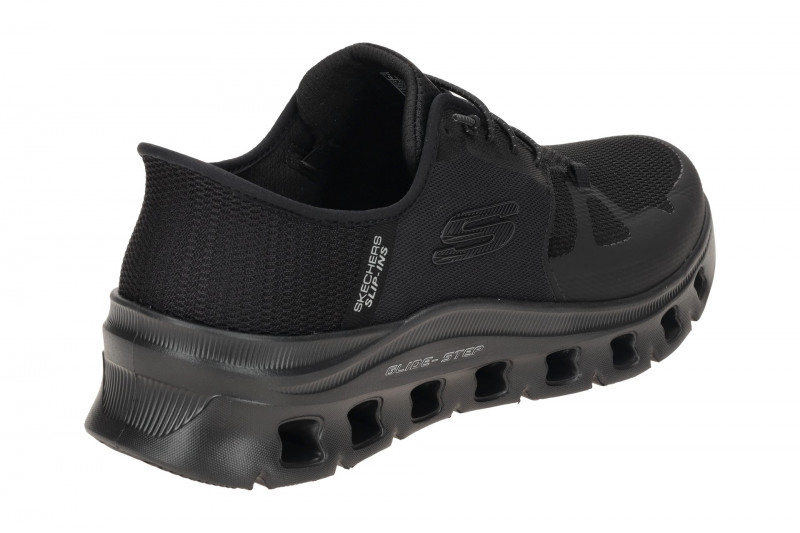 Skechers Glide Step Schuhe schwarz Herren SLIP-INS 232930