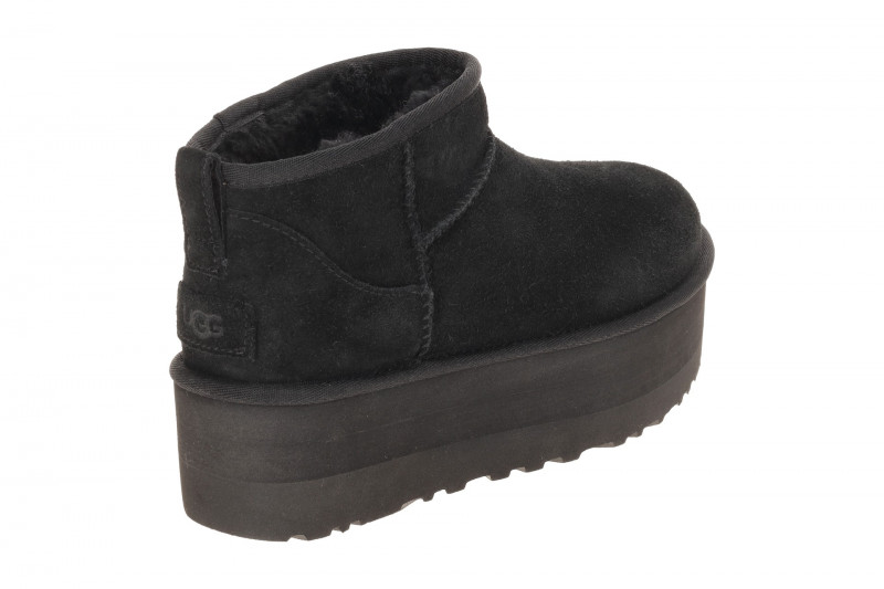UGG Classic Ultra Mini Platform Stiefel schwarz