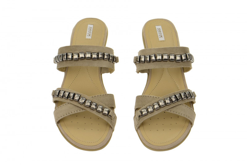 Geox Pantolette NewCoral beige - D52S3B 00022 C6738