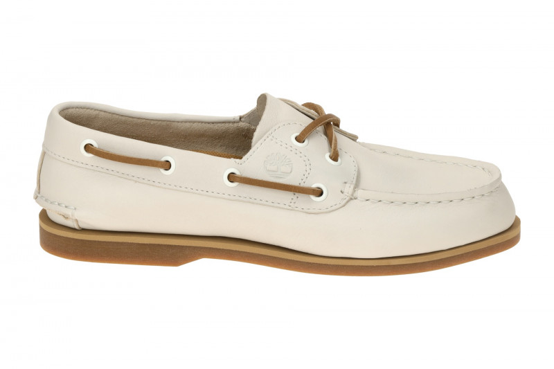 Timberland Classic Boat Schuhe weiß natural Damen Bootsschuhe