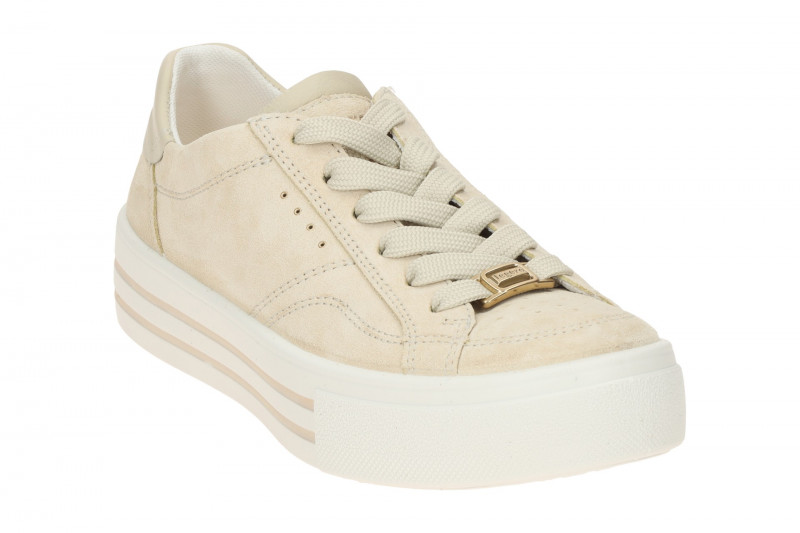 Legero Lima Plateau Schuhe beige ecru Velour 432