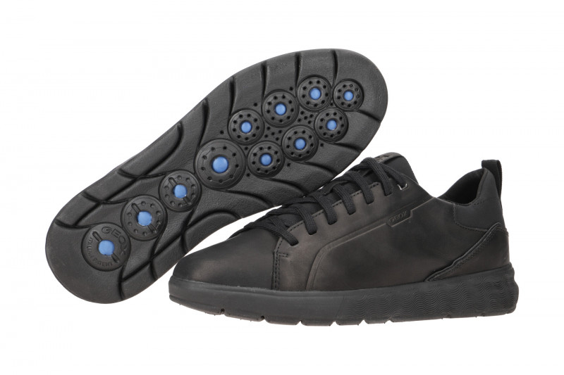 Geox Spherica EC4 Schuhe Sneaker schwarz U25E7B