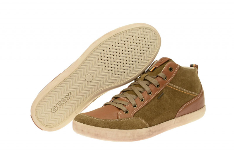 Geox Box Schuhe hell-braun Gr 39