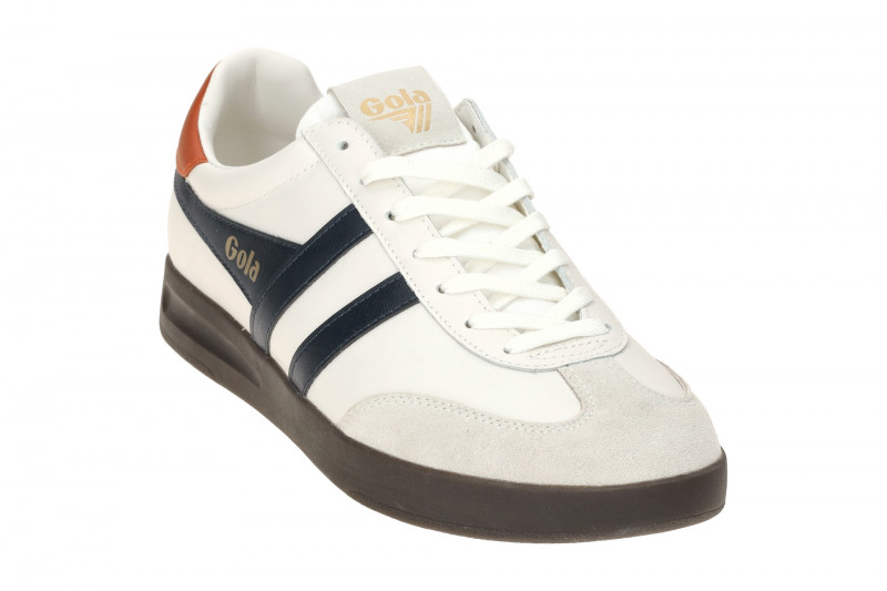 Gola Cyclone Schuhe Sneakers weiß blau Herren CLB743