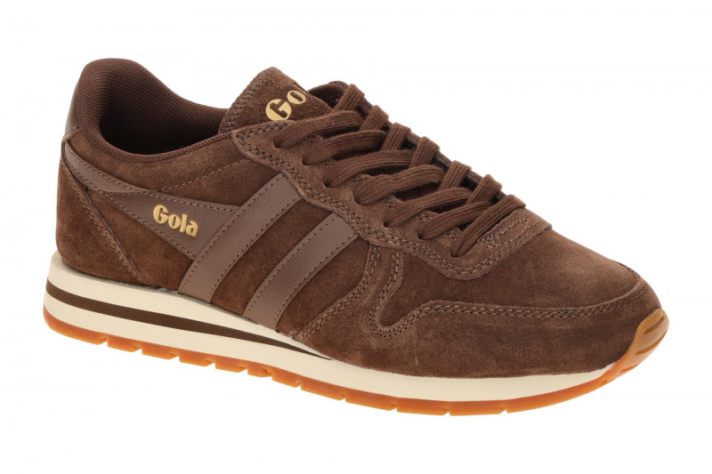 Gola Daytona Schuhe Sneakers braun Damen Velour CLB910DT