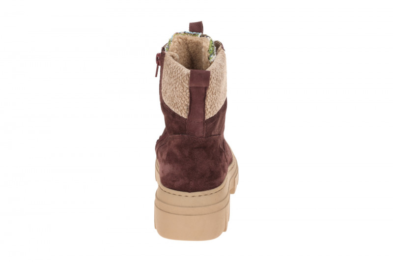 Waldläufer Saiga Warmfutter Stiefel Boots rot bordo H-Weite