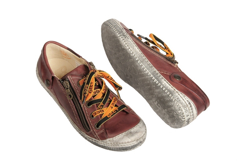 Eject Dass Schuhe in bordo rot E-13001-V2