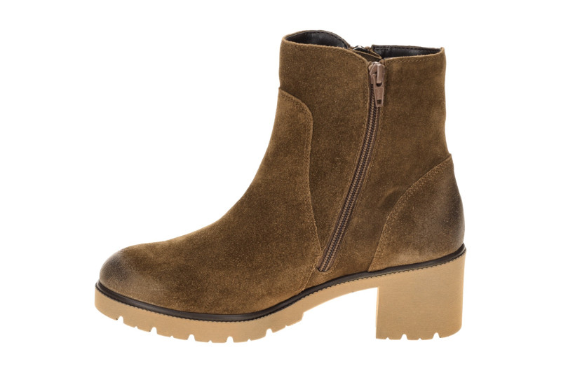 Gabor Stiefelette Ankle Boots braun Velour H-Weite 8064.03.004