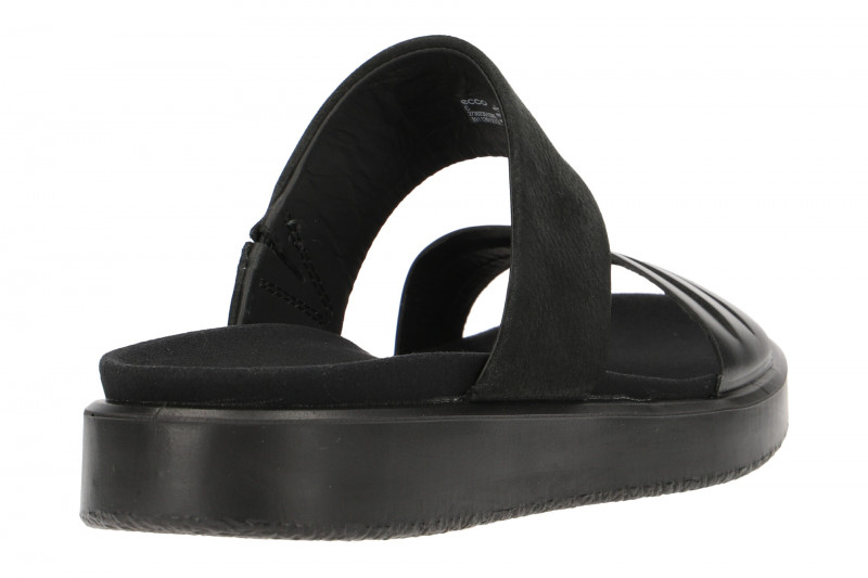 Ecco Flowt Pantoletten schwarz grau