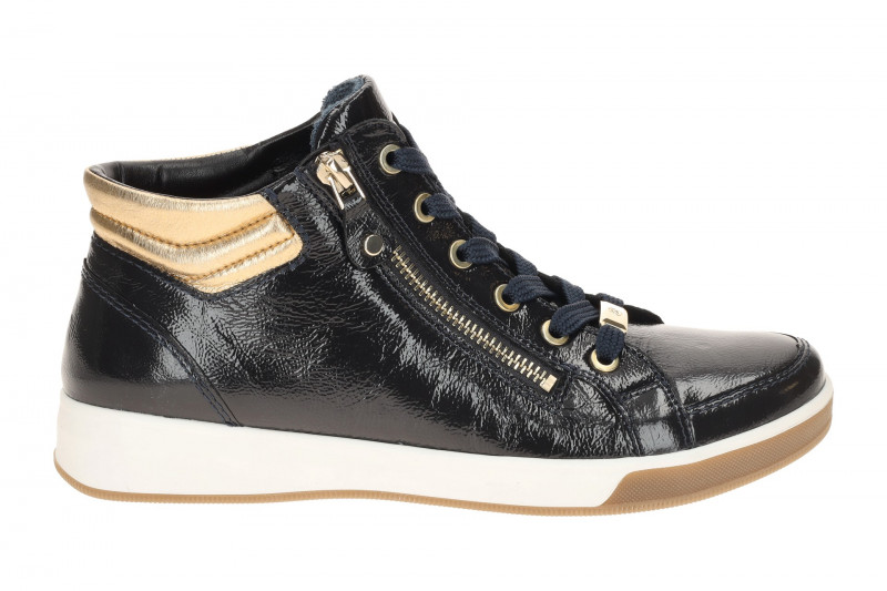 ARA Rom Schuhe Mid-Sneaker blau Lack 12-24499