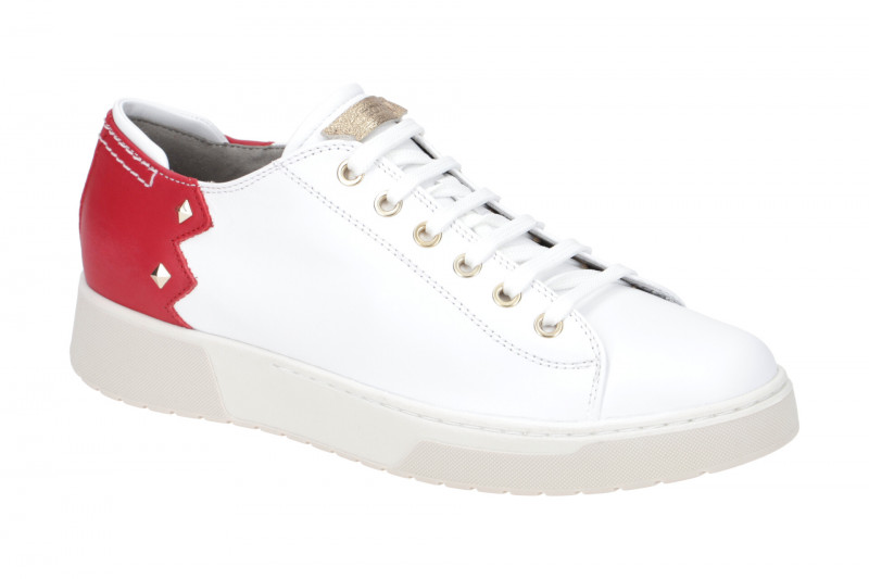 Geox Kapha Schuhe weiß rot Sneakers D15DAA