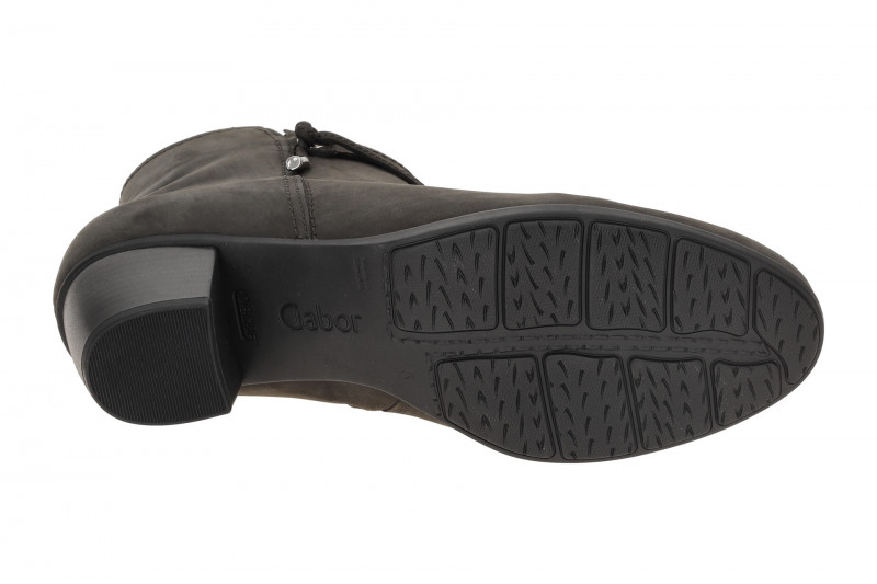 Gabor Stiefelette grau pepper Nubuck 55.522.19