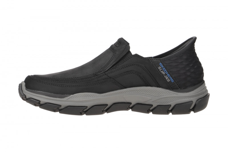 Skechers RESPECTED Schuhe schwarz grau Slip-Ins 204810