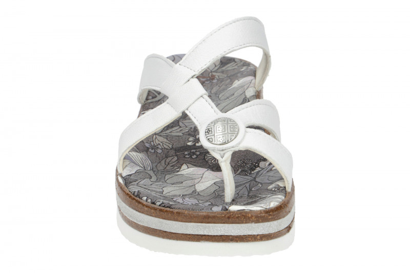 Think Zega Pantolette weiß Zehentrenner