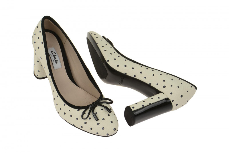 Clarks Pumps Idamarie Faye weiß schwarz 26118812 4