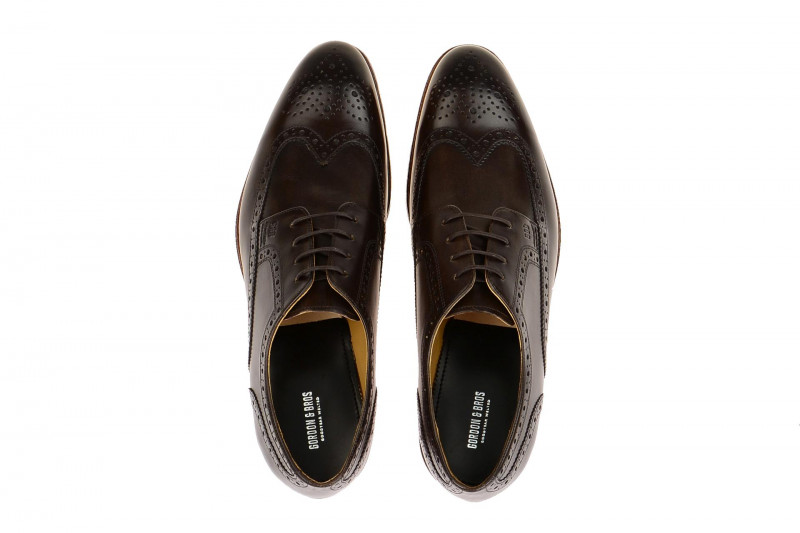 Gordon & Bros Schuhe Fabien dunkel-braun Rahmengenäht 5093-F