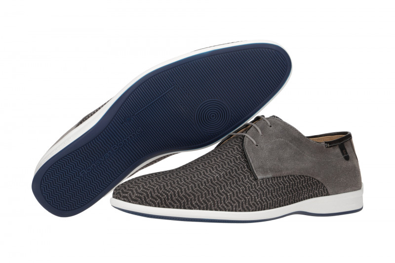 Floris van Bommel Schuhe grau Nubuck Lizar 18303