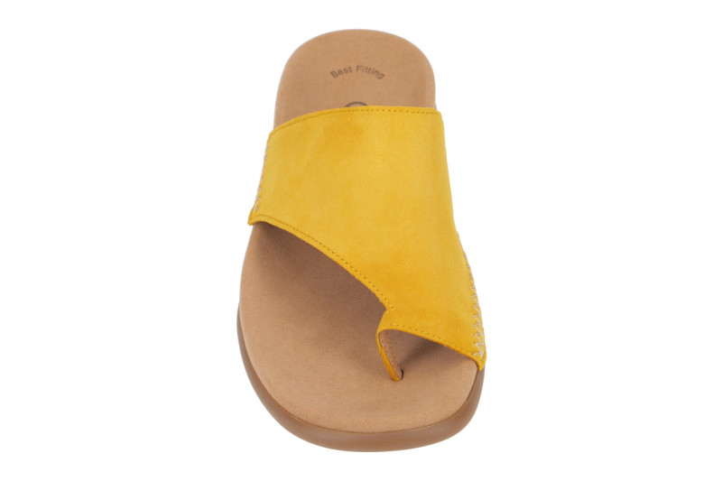Gabor Zehentrenner Pantolette gelb sun