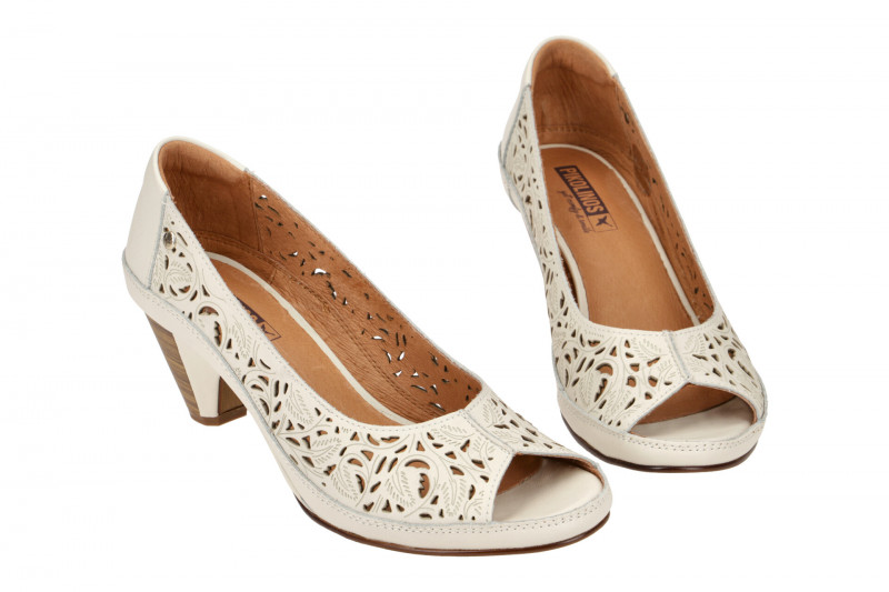 Pikolinos Java Peep-Toe Pumps weiß W5A-5912