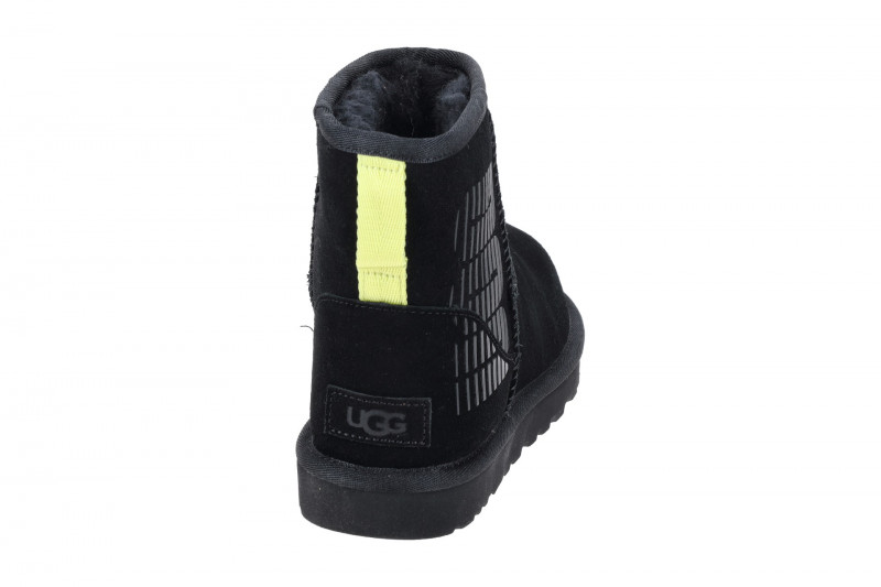 UGG Classic Mini Ugg Side Logo Stiefel schwarz 1144057