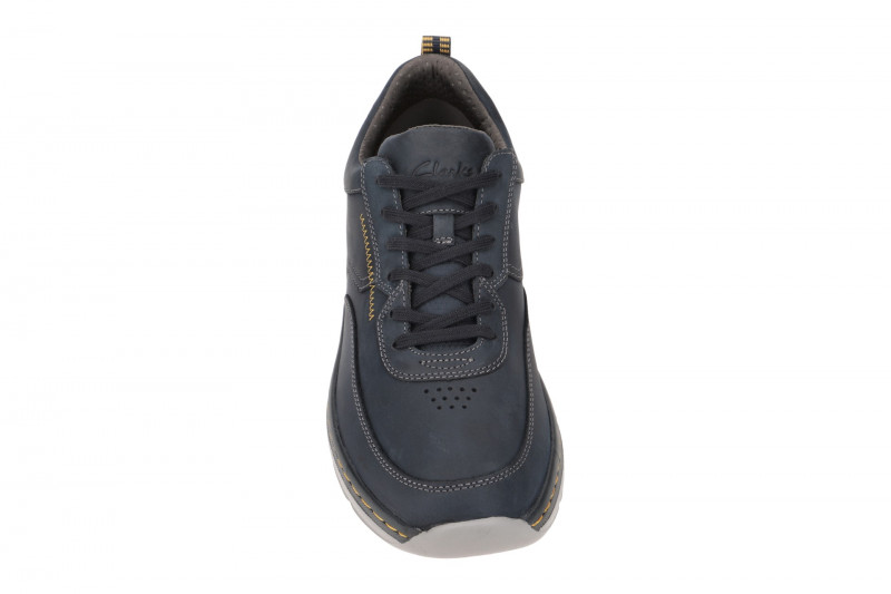 Clarks Pro Lace Schuhe blau Nubuck 26175194