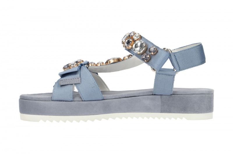 K&S Neo Sandale hell-blau Glitzersteine 25530