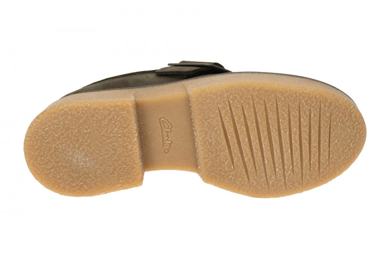 Clarks Linoso Monk Schuhe Mokassin grün Plateau 26178679