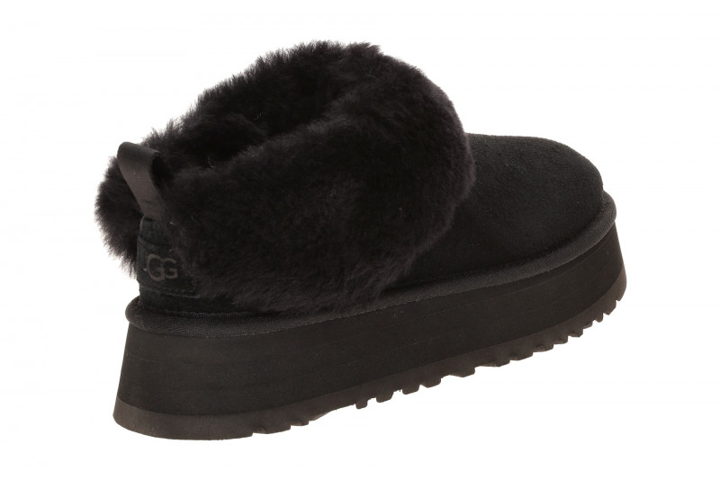 UGG Tazzele Boots Plateau Slipper schwarz Warmfutter