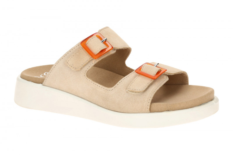 ara Madeira Pantolette beige H-Weite Klett 12-21404