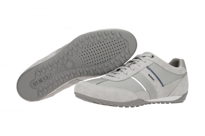 Geox Wells Schuhe Sneakers hellgrau U52T5C