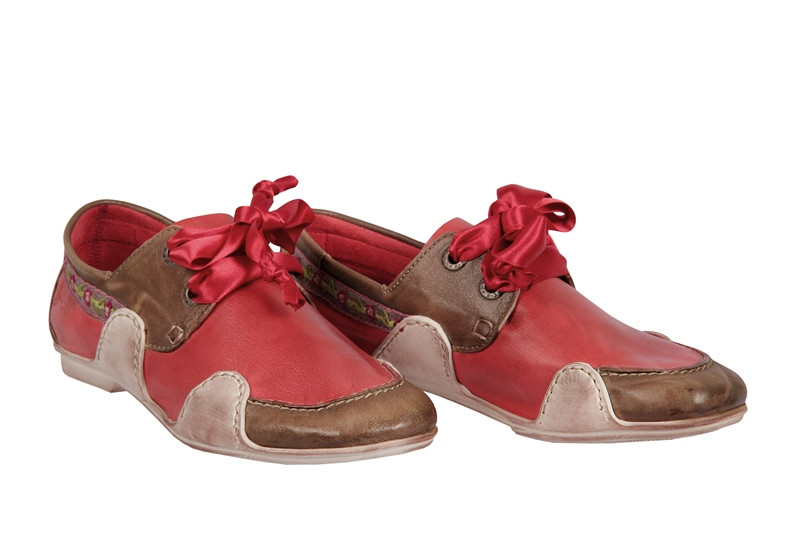 Eject Sayaka Schuhe im rot braun mix E-14409