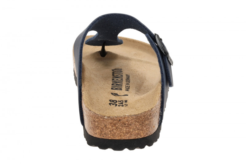 Birkenstock Gizeh Pantolette blau SCHMAL 143623