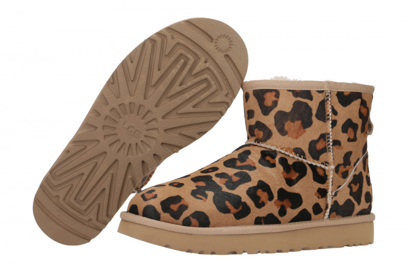 UGG Stiefel braun Classic Mini 2 Leopard