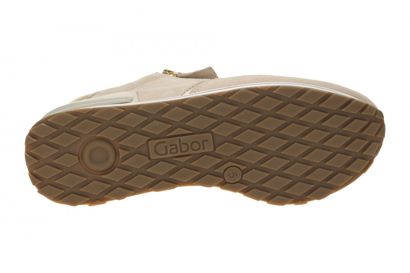 Gabor Sneaker Schuhe beige gold G-Weite 66.347.34