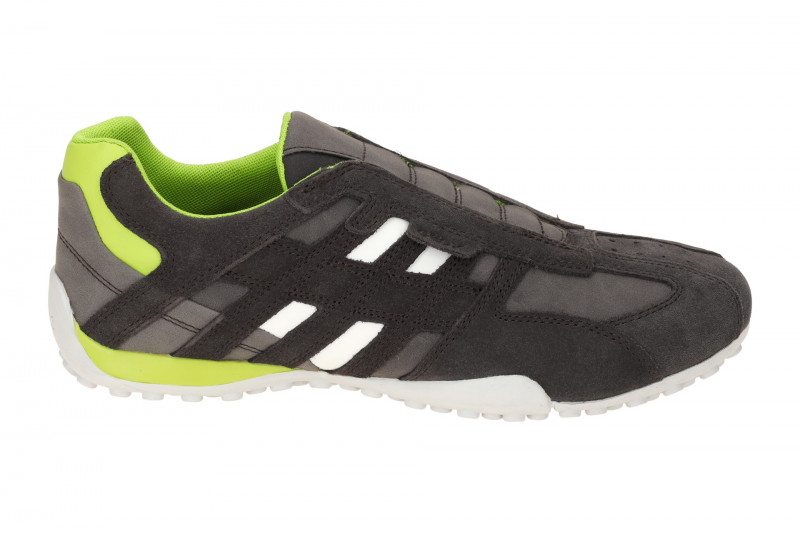 Geox Snake Slipper Schuhe grau grün U4507B